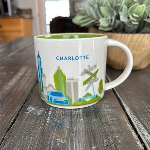 Starbucks Charlotte You Are Here Mug 14oz